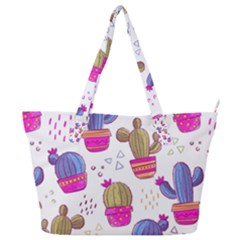 Cactus Love 4 Full Print Shoulder Bag by designsbymallika