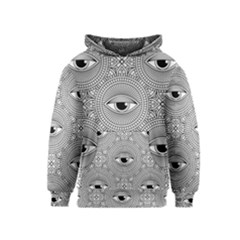 Eye Pattern Kids  Pullover Hoodie by designsbymallika