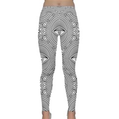 Eye Pattern Classic Yoga Leggings by designsbymallika