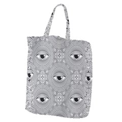 Eye Pattern Giant Grocery Tote by designsbymallika