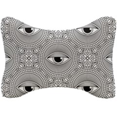 Eye Pattern Seat Head Rest Cushion by designsbymallika