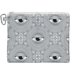 Eye Pattern Canvas Cosmetic Bag (xxxl) by designsbymallika