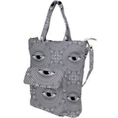 Eye Pattern Shoulder Tote Bag by designsbymallika