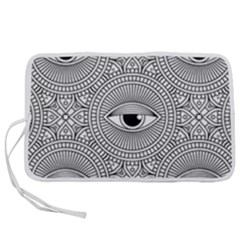 Eye Pattern Pen Storage Case (m)