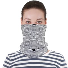 Eye Pattern Face Seamless Bandana (adult)