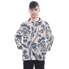 Baatik Print 5 Men s Half Zip Pullover