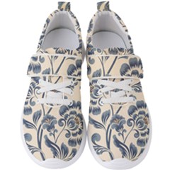 Baatik Print 5 Men s Velcro Strap Shoes by designsbymallika