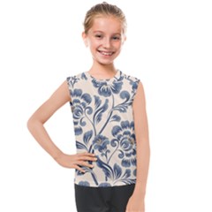 Baatik Print 5 Kids  Mesh Tank Top