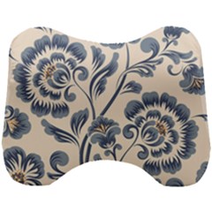 Baatik Print 5 Head Support Cushion by designsbymallika