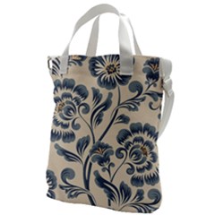 Baatik Print 5 Canvas Messenger Bag