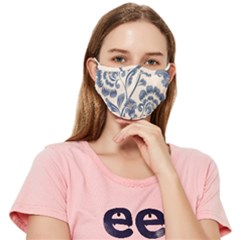 Baatik Print 5 Fitted Cloth Face Mask (adult)