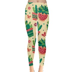 Cactus Love  Leggings  by designsbymallika