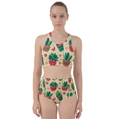 Cactus Love  Racer Back Bikini Set by designsbymallika