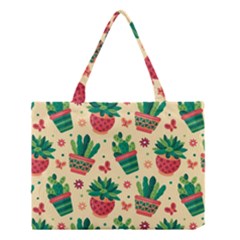 Cactus Love  Medium Tote Bag by designsbymallika