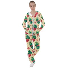 Cactus Love  Women s Tracksuit by designsbymallika