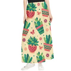 Cactus Love  Maxi Chiffon Skirt