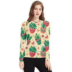 Cactus Love  Women s Long Sleeve Rash Guard