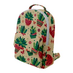 Cactus Love  Flap Pocket Backpack (large) by designsbymallika