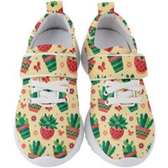 Cactus Love  Kids  Velcro Strap Shoes by designsbymallika