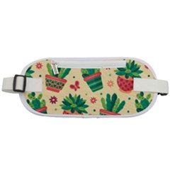 Cactus Love  Rounded Waist Pouch by designsbymallika