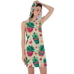 Cactus Love  Racer Back Hoodie Dress