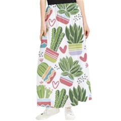 Cactus Love  Maxi Chiffon Skirt