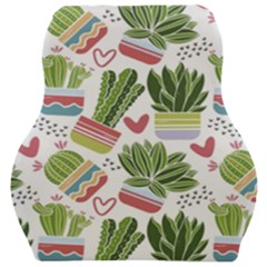 Cactus Love  Car Seat Velour Cushion  by designsbymallika