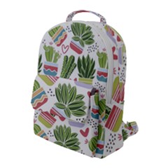 Cactus Love  Flap Pocket Backpack (large) by designsbymallika