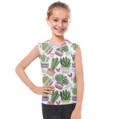 Cactus Love  Kids  Mesh Tank Top