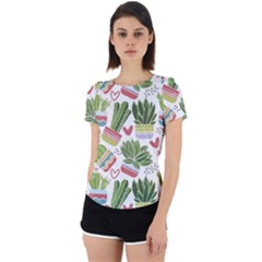 Cactus Love  Back Cut Out Sport Tee