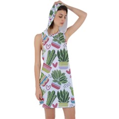 Cactus Love  Racer Back Hoodie Dress