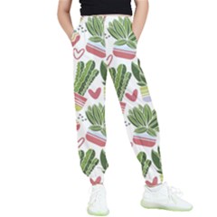 Cactus Love  Kids  Elastic Waist Pants