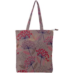 Cherry Love Double Zip Up Tote Bag by designsbymallika