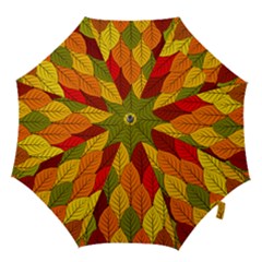 Autumn Leaves Hook Handle Umbrellas (medium) by designsbymallika