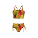 Autumn Leaves Girls  Tankini Swimsuit View1