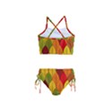 Autumn Leaves Girls  Tankini Swimsuit View2