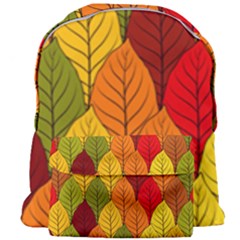 Autumn Leaves Giant Full Print Backpack by designsbymallika