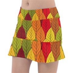 Autumn Leaves Tennis Skorts by designsbymallika