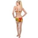 Autumn Leaves Layered Top Bikini Set View2