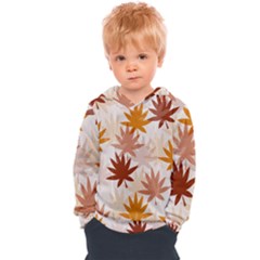 Autumn Leaves Pattern  Kids  Overhead Hoodie