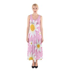 Sunflower Love Sleeveless Maxi Dress by designsbymallika