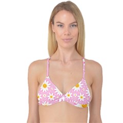 Sunflower Love Reversible Tri Bikini Top by designsbymallika