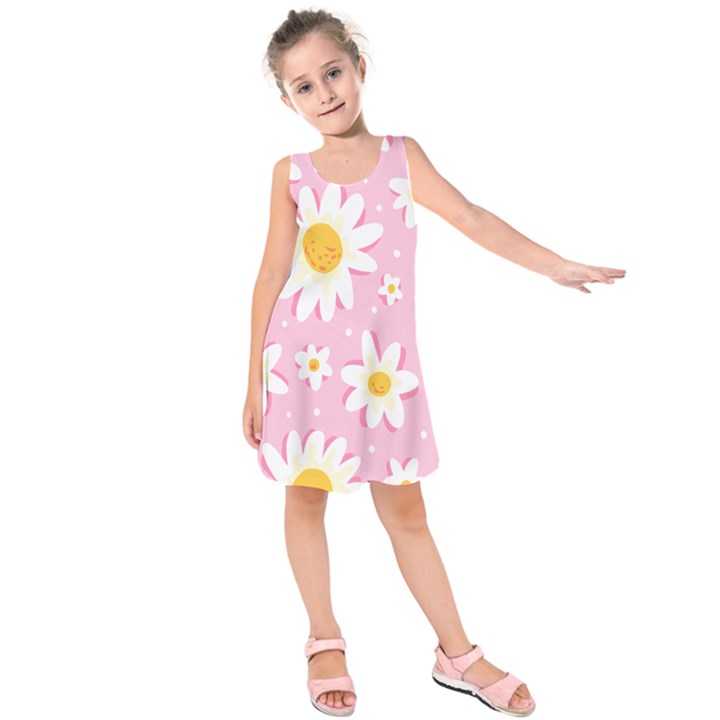 Sunflower Love Kids  Sleeveless Dress