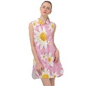 Sunflower Love Sleeveless Shirt Dress View1