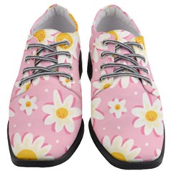 Sunflower Love Women Heeled Oxford Shoes by designsbymallika