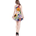 Watercolor Print Floral Design Reversible Sleeveless Dress View2