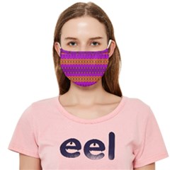 Bohemian Pink Gold Fiesta Stripes Cloth Face Mask (adult)