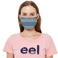 Bohemian Blue Green Purple Cloth Face Mask (adult)