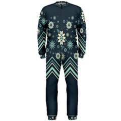 Floral-geometric  Ornament Onepiece Jumpsuit (men)  by FloraaplusDesign