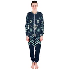 Floral-geometric  Ornament Onepiece Jumpsuit (ladies)  by FloraaplusDesign